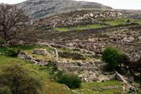 A mountain hike provided us the opportunity to see ancient stone houses and fences admist a beautiful landscape.